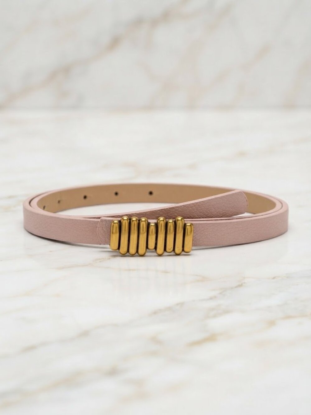 Pink Ladies Unique Skinny Belt